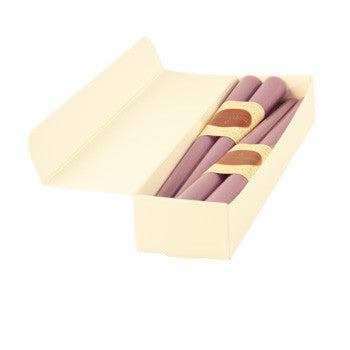 Honey Candles - Taper Pairs 12in Case of 4 - 13 colours by Honey Candles - Ebambu.ca natural health product store - free shipping <59$