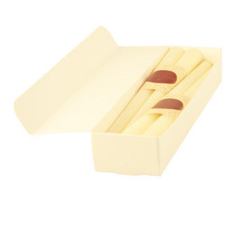 Honey Candles - Taper Pairs 12in Case of 4 - 13 colours by Honey Candles - Ebambu.ca natural health product store - free shipping <59$