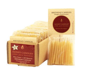 Honey Candles - Birthday Candles Case by Honey Candles - Ebambu.ca natural health product store - free shipping <59$