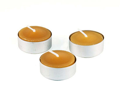 Honey Candles - T-Light Single - 3 colours - 3 style cups by Honey Candles - Ebambu.ca natural health product store - free shipping <59$