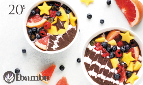 Gift Card by Ebambu.ca - Ebambu.ca natural health product store - free shipping <59$