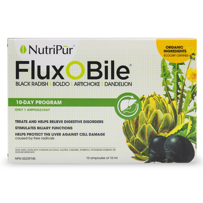 Fluxobile - Nutripur - Body clean - liver detox - 100% organic - water extraction