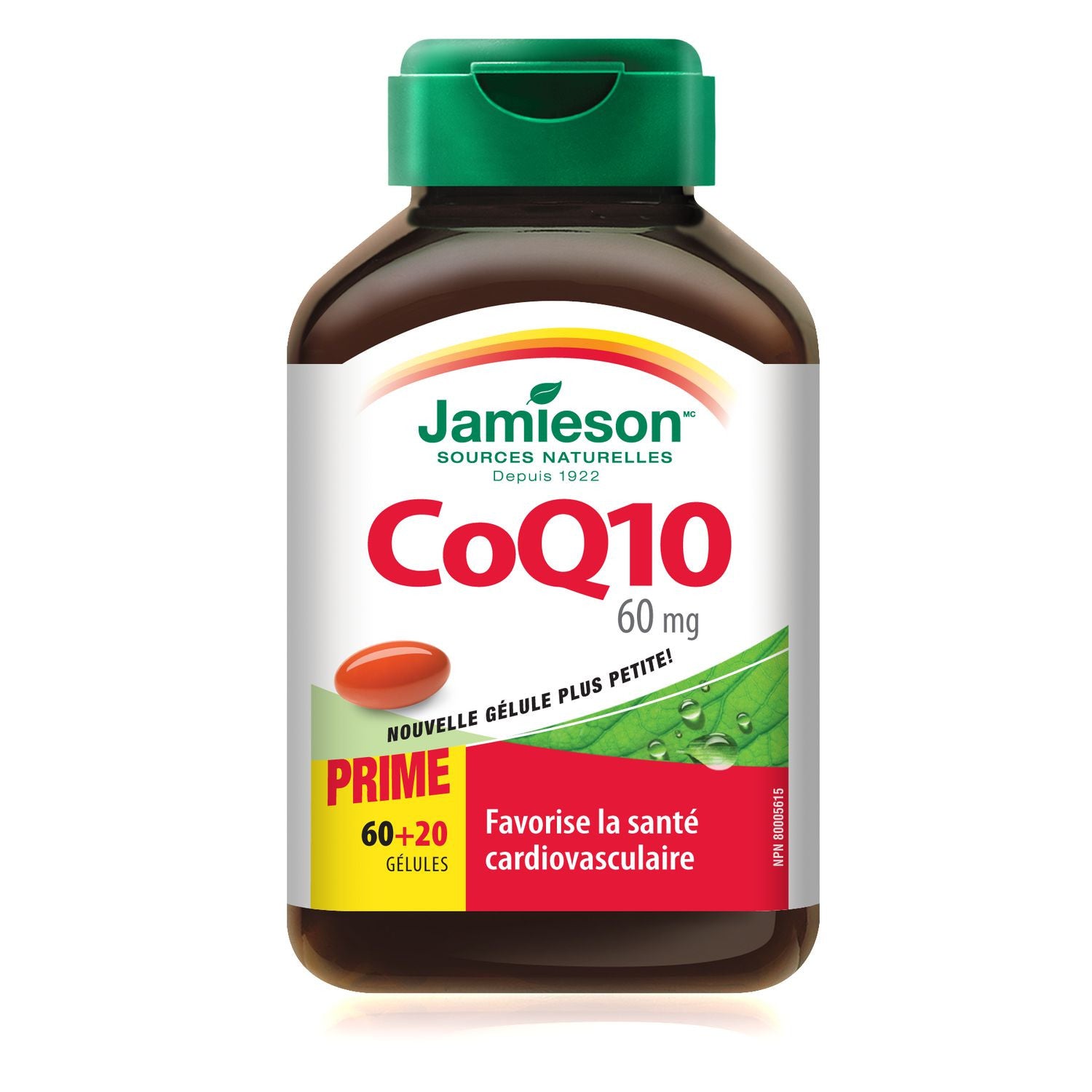Jamieson CoQ10 60 mg by Jamieson - Ebambu.ca natural health product store - free shipping <59$ 