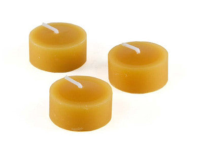 Honey Candles - T-Light Single - 3 colours - 3 style cups by Honey Candles - Ebambu.ca natural health product store - free shipping <59$ 