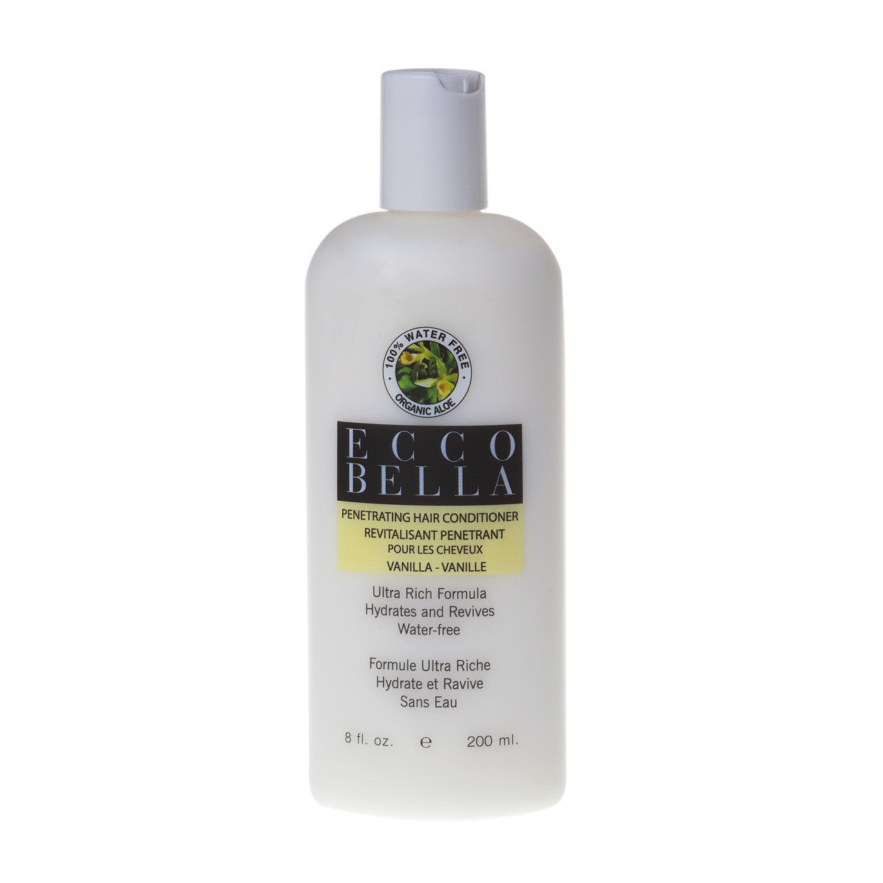 Ecco Bella Organic Vanilla Conditioner-200ml by Ecco Bella - Ebambu.ca natural health product store - free shipping <59$ 