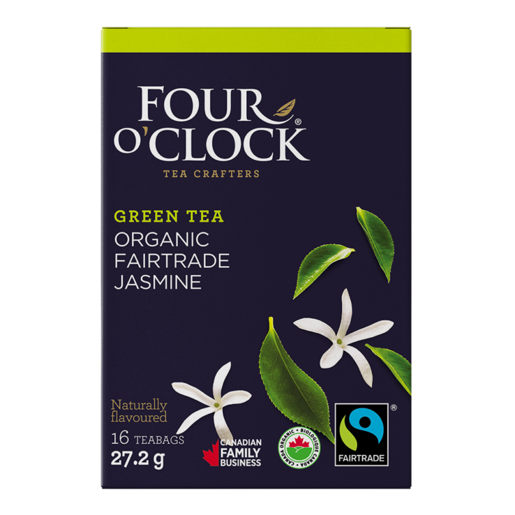 Four O´Clock - Green Tea With Jasmine 16 Bags - Ebambu.ca free delivery >59$