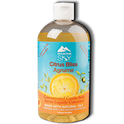 Mountain Sky Liquid Castile Soap by Mountain Sky - Ebambu.ca natural health product store - free shipping <59$ 