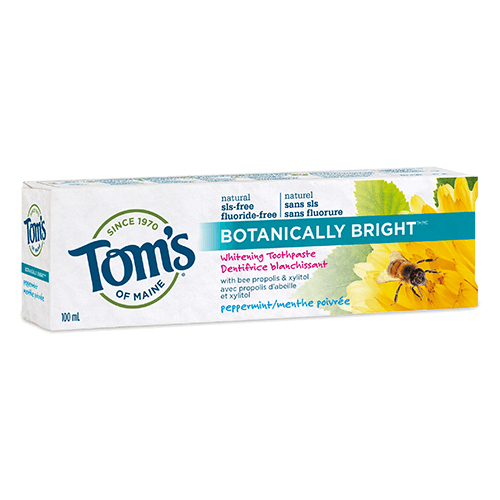 Tom's of Maine - Premium Adult Toothpaste - Peppermint SLS free Whitening - Ebambu.ca free delivery >59$