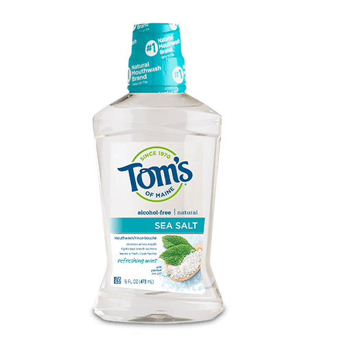 Tom's of Maine - Refreshing Mint Sea Salt Mouthwash - Ebambu.ca free delivery >59$