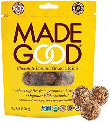 MadeGood - Chocolate Banana granola minis